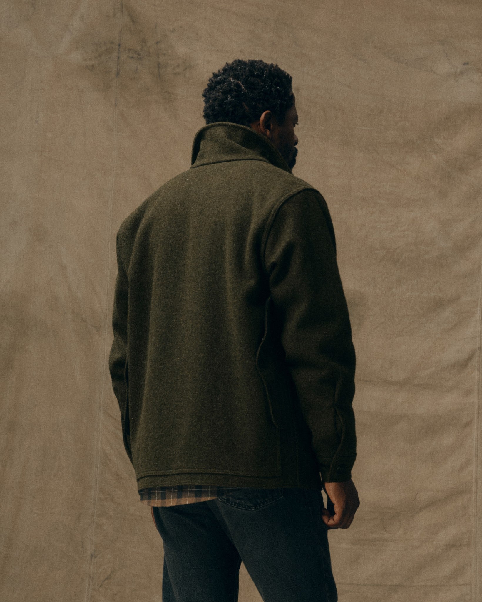 Alternative view of Mackinaw Wool Cruiser Jacket - Forest Green