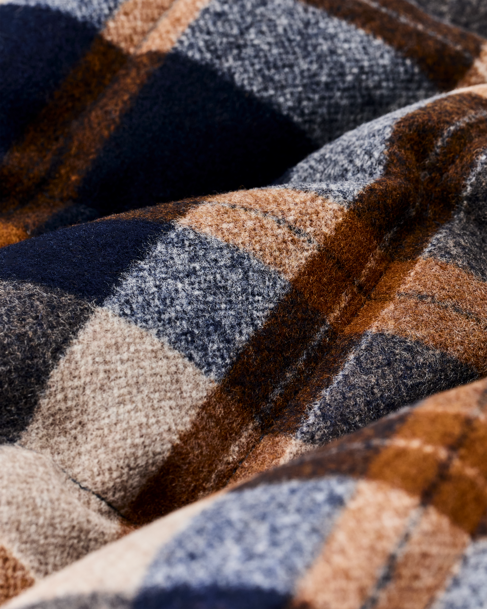 Alternative view of Filson X Crescent Down Works Jacket - Navy Bronze Plaid