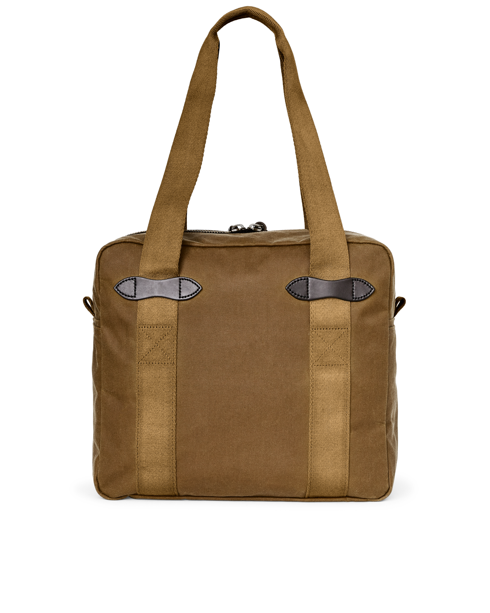 Alternative view of Tin Cloth Zipper Tote Bag - Dark Tan