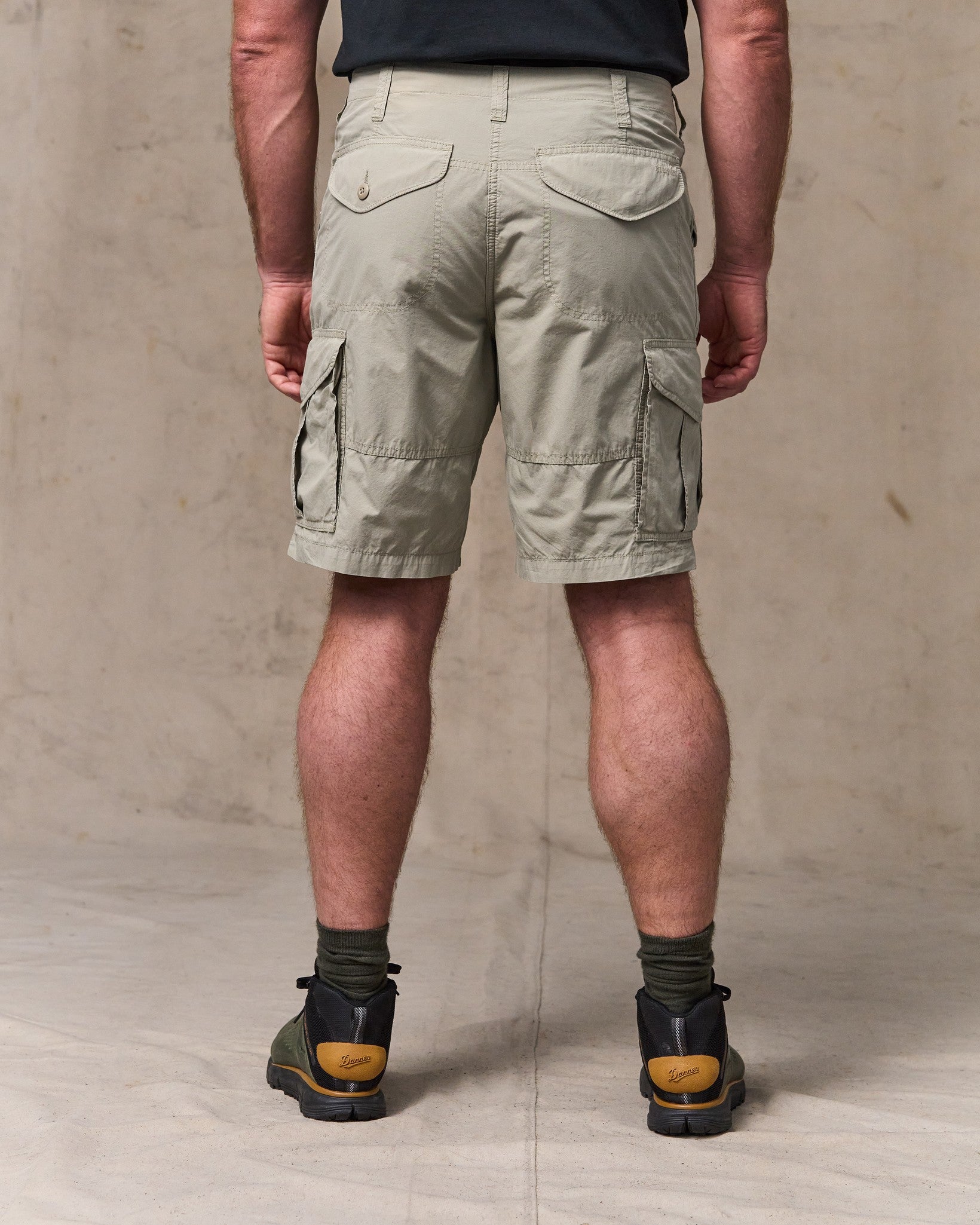 Alternative view of Tropical Poplin Cargo Short - Dried Sage