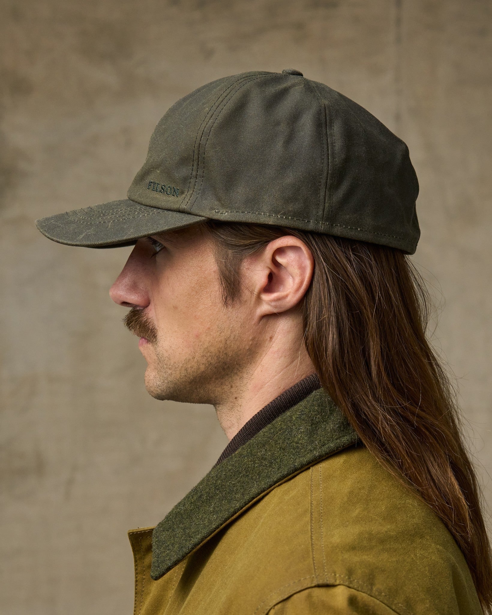 Alternative view of Insulated Tin Cloth Cap - Otter Green
