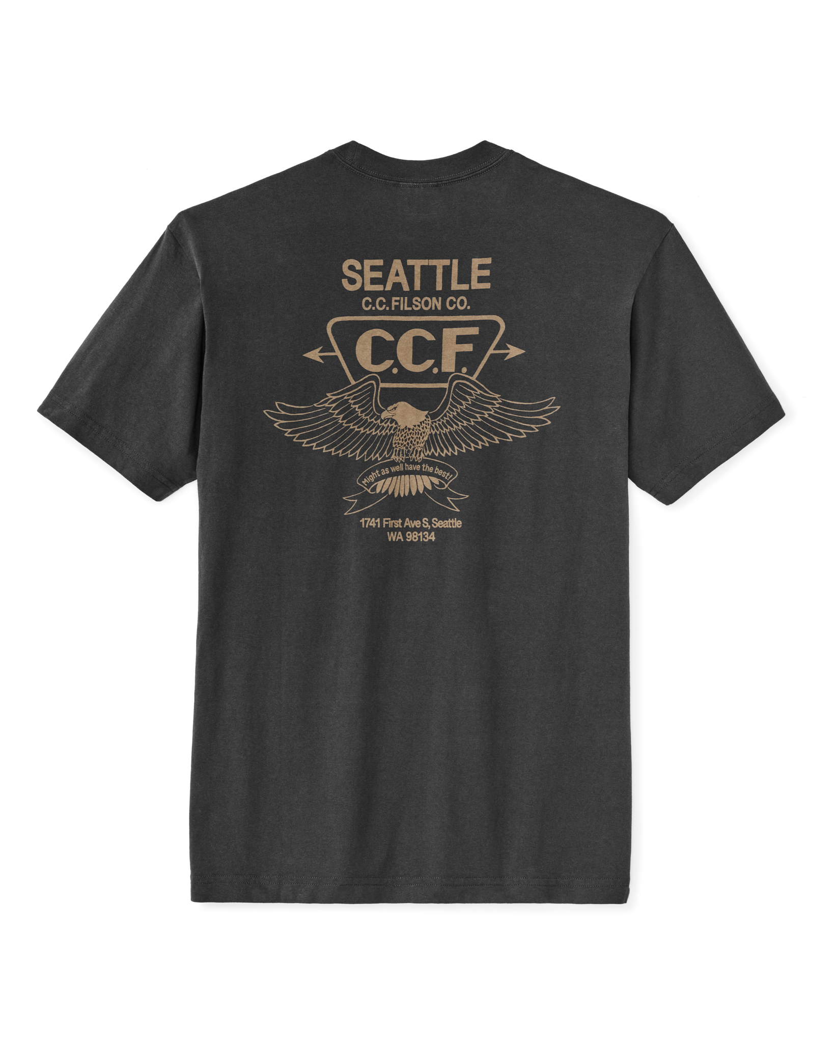 Alternative view of Seattle Graphic T-Shirt - Black