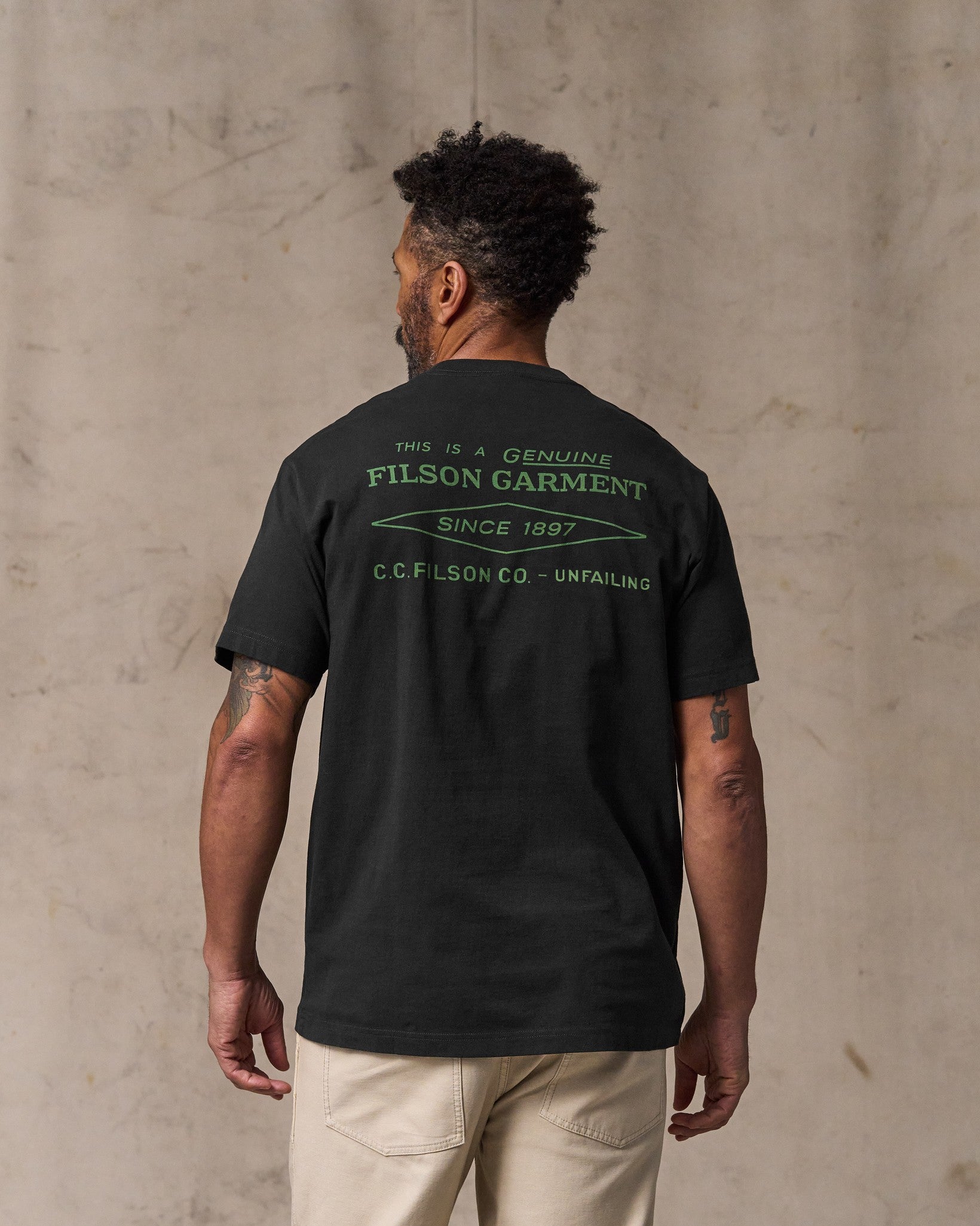 Alternative view of Diamond Graphic T-shirt - Black