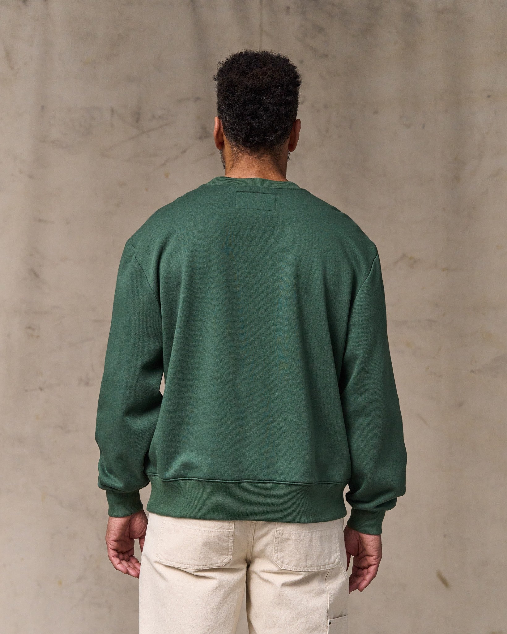 Alternative view of Northwest Crewneck Sweatshirt - Granite Green