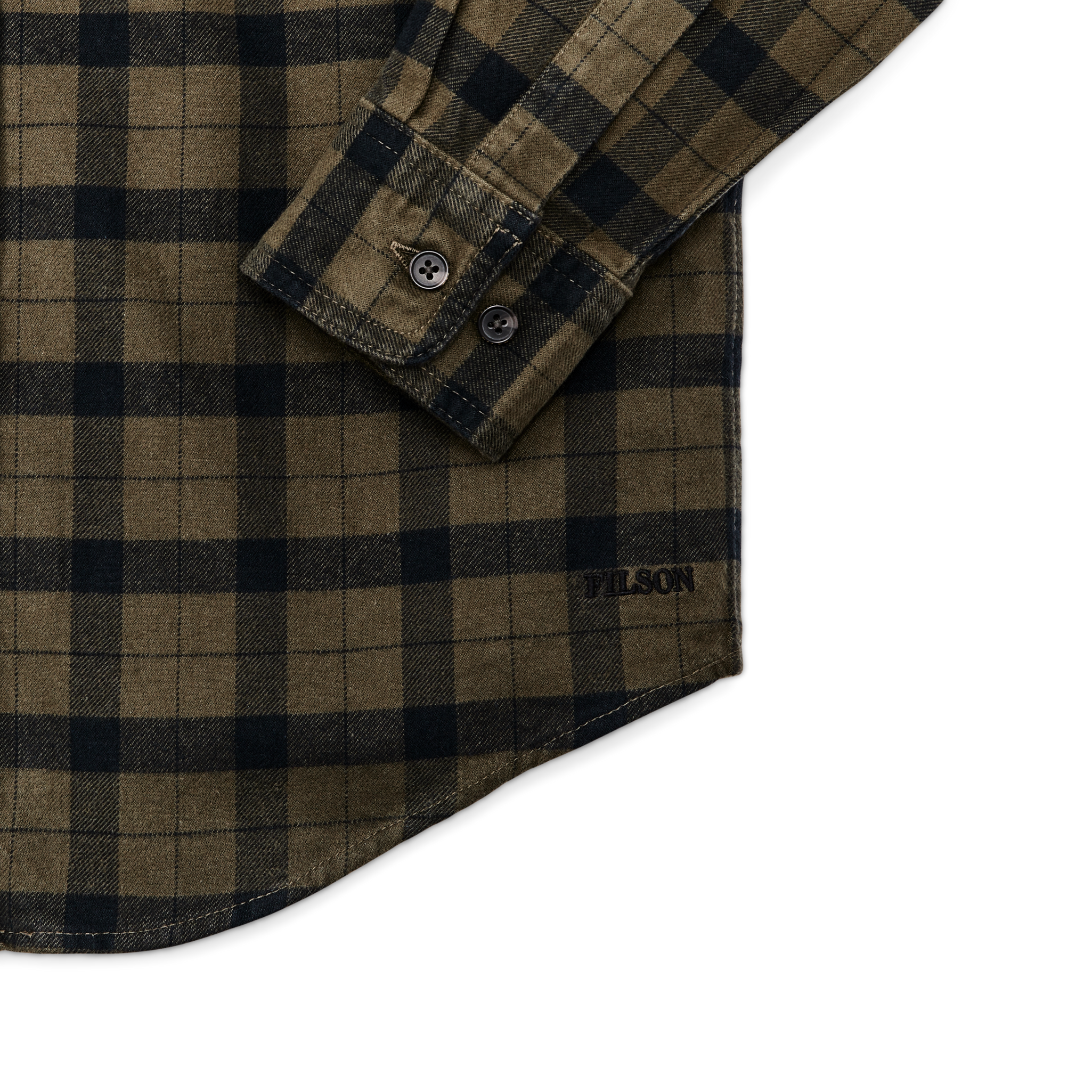 Alternative view of Alaskan Guide Shirt - Otter Green/black