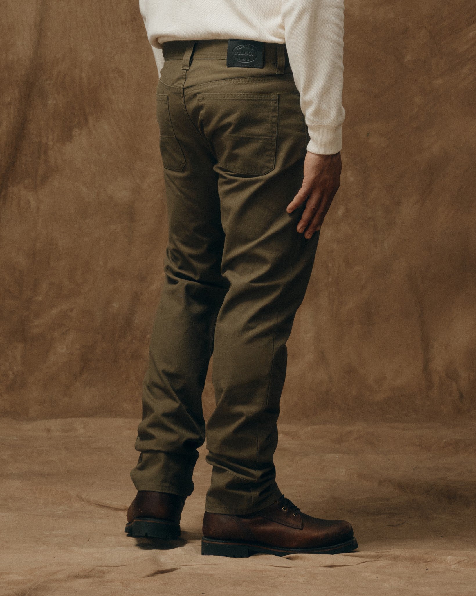 Alternative view of Dry Tin Cloth 5-pocket Pants - Marsh Olive