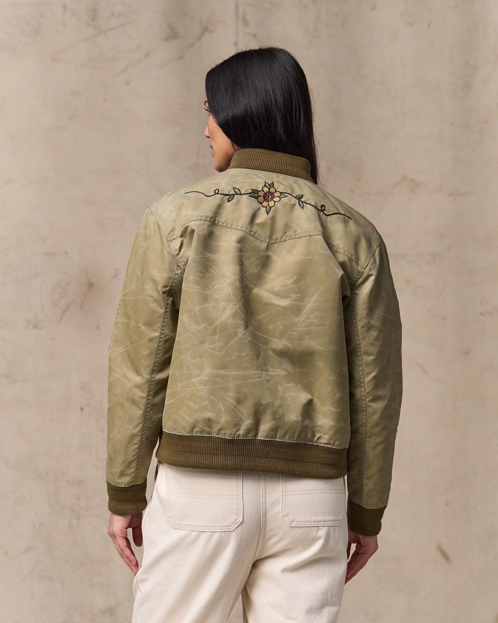 Alternative view of Women's Western Satin Jacket - Silver Sage