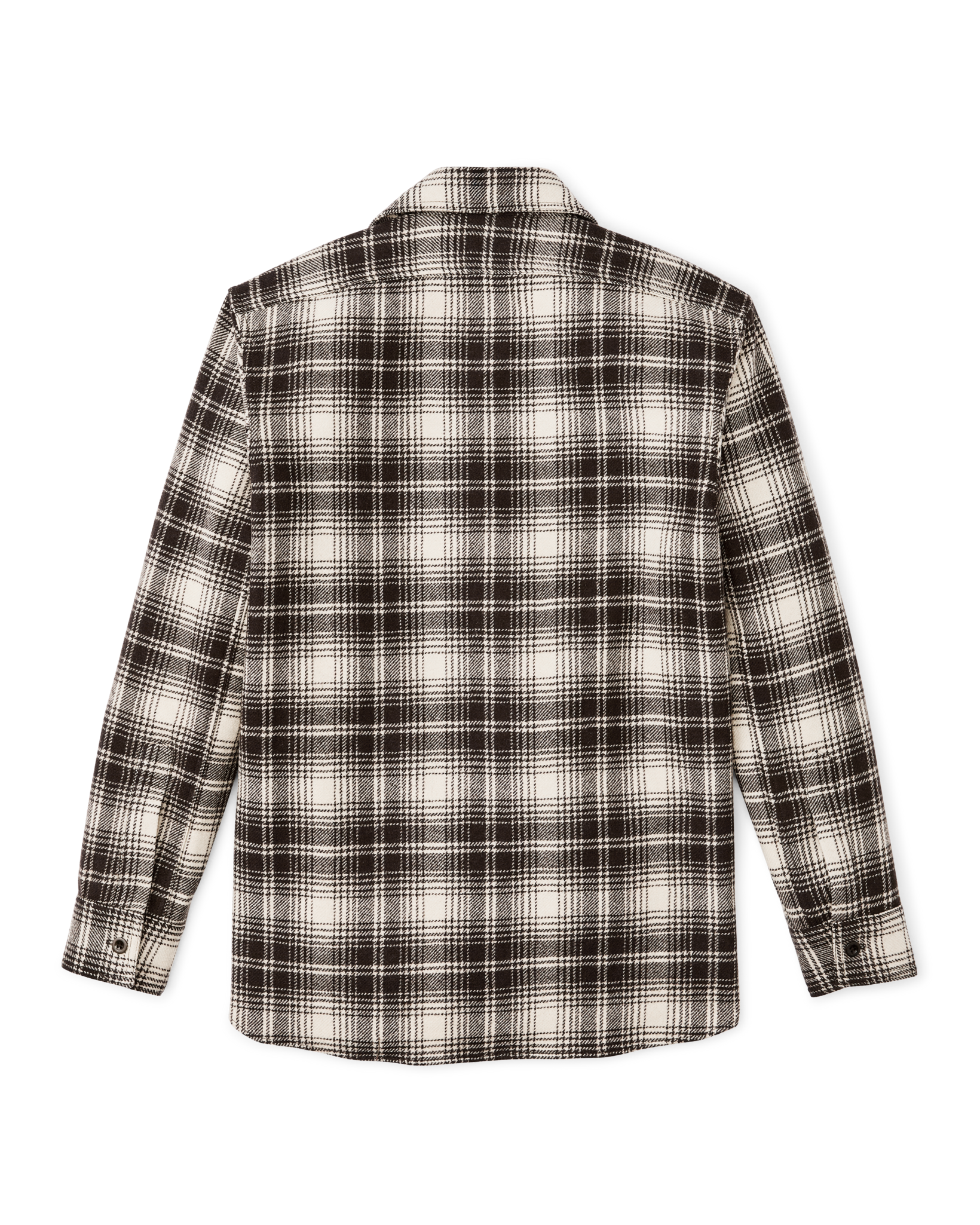 Alternative view of 1922 Archive Wool Shirt - Cream / Dark Brown Plaid